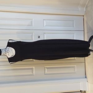 Joan Vass Black Maxi Dress